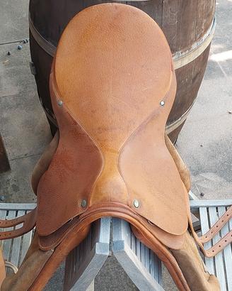 Sella inglese in pelle selleria  A. Pariani