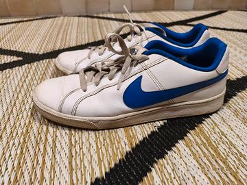 Nike Court Royale Bianco/Blu – USATE (da pulire)