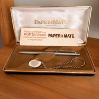 papermate con portachiavi argento 