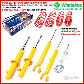 ASSETTO SPORTIVO Honda Civic CRX II ED9 / III EH6