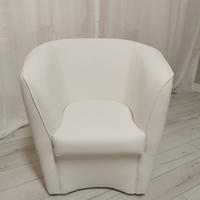 POLTRONCINE ECOPELLE BIANCHE