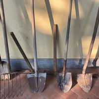 attrezzi vari da giardino vintage