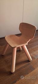 Sedia in legno naturale per bambini – Plan Toys