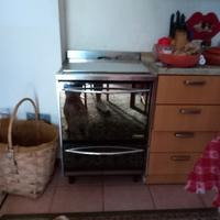 spoler a legna con termo cucina