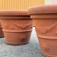 Vasi effetto terracotta 70cm giardino esterno