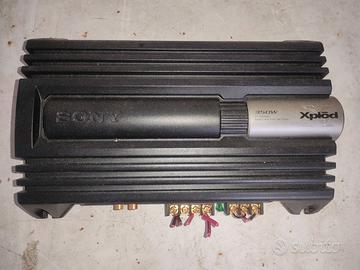 amplificatore auto Sony Xplod + subwoofer