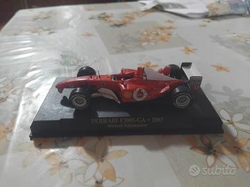 Modellino da collezionismo Ferrari di Schumacher