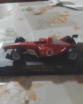 Modellino da collezionismo Ferrari di Schumacher
