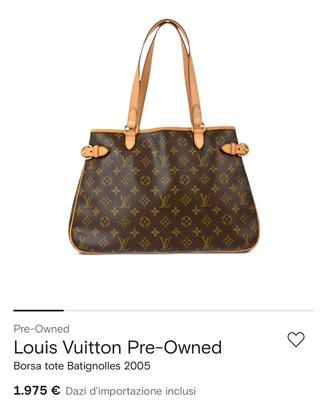 Borsa mai usata louis vuitton