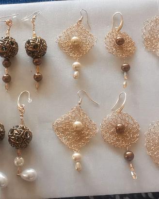 #Orecchini ed #anelli#Handmade by Yv
