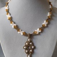 Collana Artigianale pendaglio Vintage Edoardiano