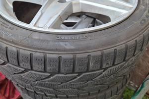 N.4 CERCHI IN LEGA CON GOMME INVERNALI