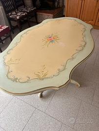 Tavolo in legno 6 posti stile veneziano