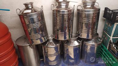 Contenitori olio acciaio inox 18/10 alimentare 50L