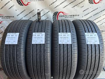 4 PNEUMATICI 215/60 R17 CONTINENTAL ESTIVE