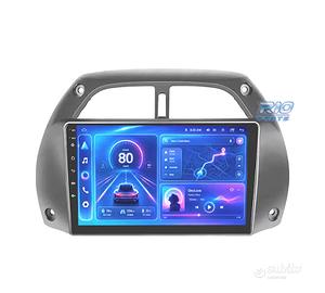 RADIO GPS 9'' ANDROID 13 TOYOTA RAV4 01-06 2 DIN 4