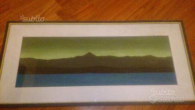 Quadri olio su tela sfondo marino