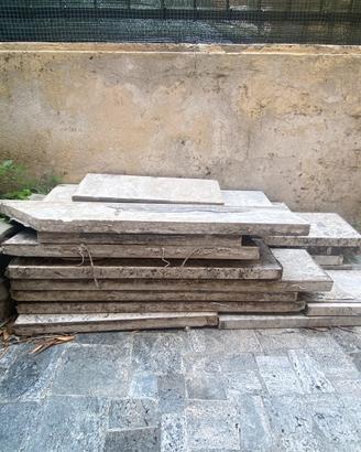 Lastre marmo travertino