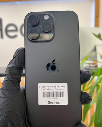iPhone 16 Pro/Pro Max-Ritiro usato Garanzia 1 Anno