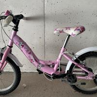 Bici bambina 16 pollici baby banny rosa