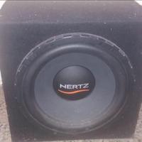 Subwoofer Hertz 1400 watt rms,circonferenza 38..