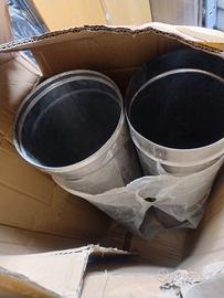  3 tubi canna fumaria monoparete 