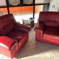 Poltrone in vera pelle