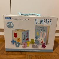 Numbers cube più libro Sassi Junior