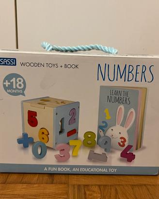 Numbers cube più libro Sassi Junior