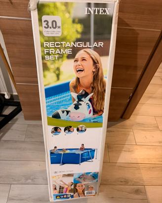 Piscina 3 x 2 m con accessori e ricambi