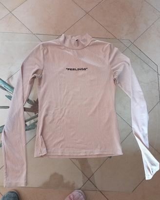 maglioncino beige donna
