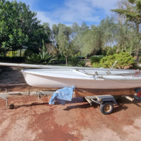 Deriva 470 completa, carrello stradale ed invaso