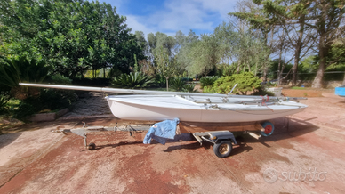 Deriva 470 completa, carrello stradale ed invaso