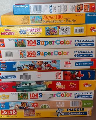 11 puzzle bambini