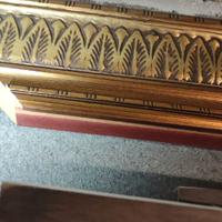 Lotto cornici ed aste passepartout