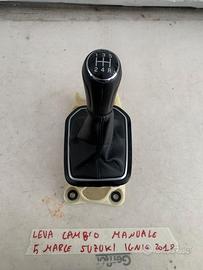 Leva cambio+cuffia+pomello 5 marce Suzuki ignis