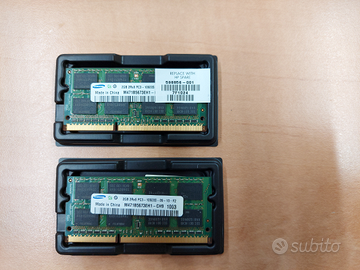 RAM Samsung 4 GB (2x2GB) PC3-10600S DDR3 1333 MHz
