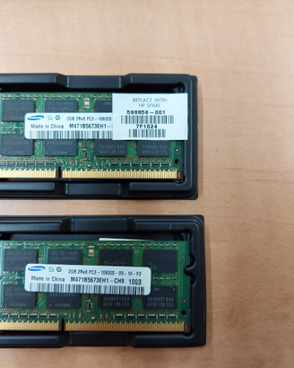 RAM Samsung 4 GB (2x2GB) PC3-10600S DDR3 1333 MHz