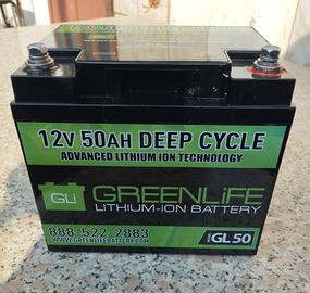 Batteria di servizio al LITIO 50Amp