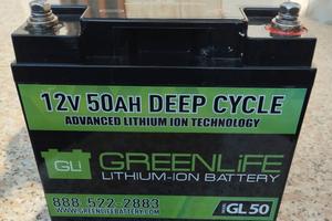 Batteria di servizio al LITIO 50Amp