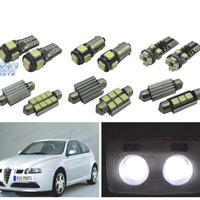 KIT 9 LAMPADE LED INTERNE PER ALFA ROMEO 147 00-10