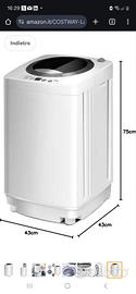 Lavatrice portatile Automatica Costway