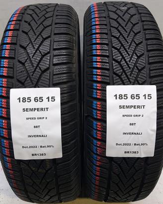 2 GOMME 185 65 15 SEMPERIT BR1383