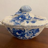 Fruttiera in ceramica smaltata Delft