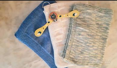 copertina per culla fatta  a mano