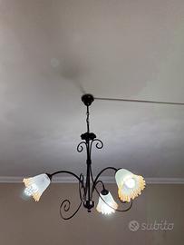 Set Lampadari in Ferro Battuto Intera Abitazione