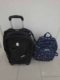Zaini: Invicta trolley €60, Back €30, insieme €80 