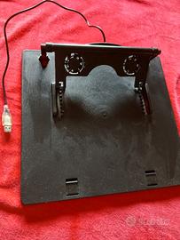 supporto notebook portatile con ventole usb