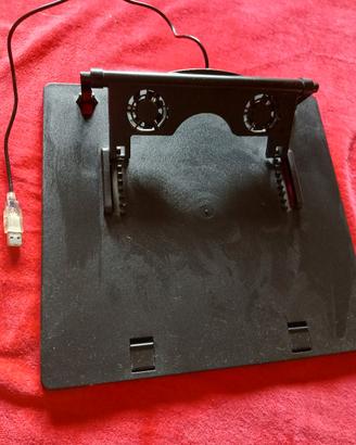 supporto notebook portatile con ventole usb