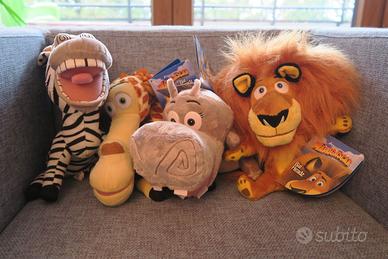 Peluche Madagascar Big Headz originali nuovi